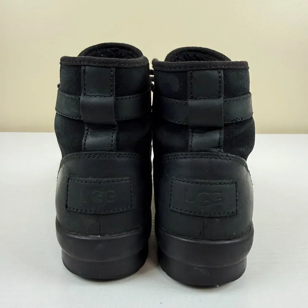 UGG Greda Black Waterproof Duck Boots S/N 1102650